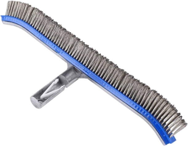 18" Algae Stainless Steel Brush (with aluminum back)